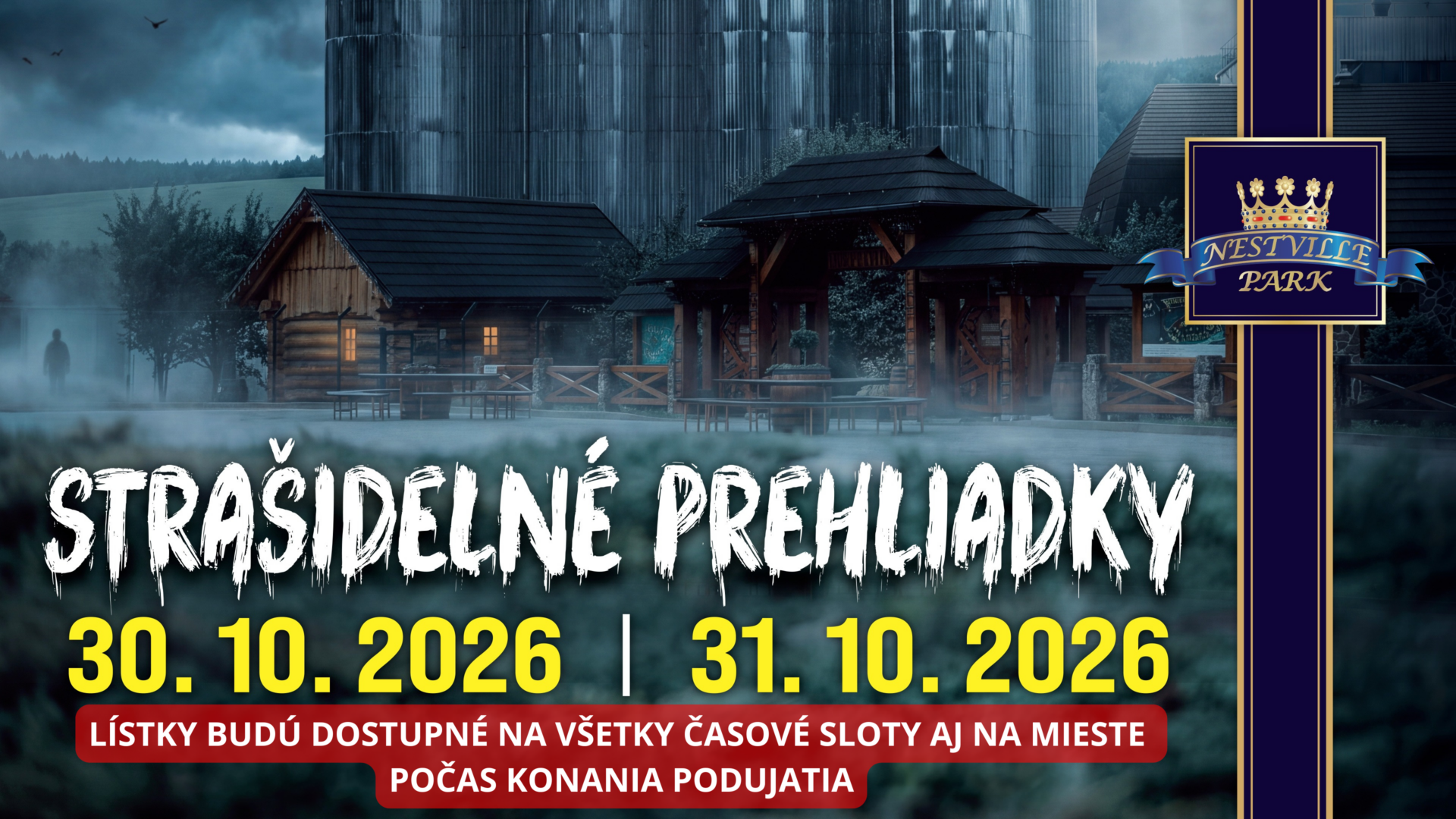 LíSTKY SÚ DOSTUPNÉ LEN NA MIESTE POČAS KONANIA PODUJATIA